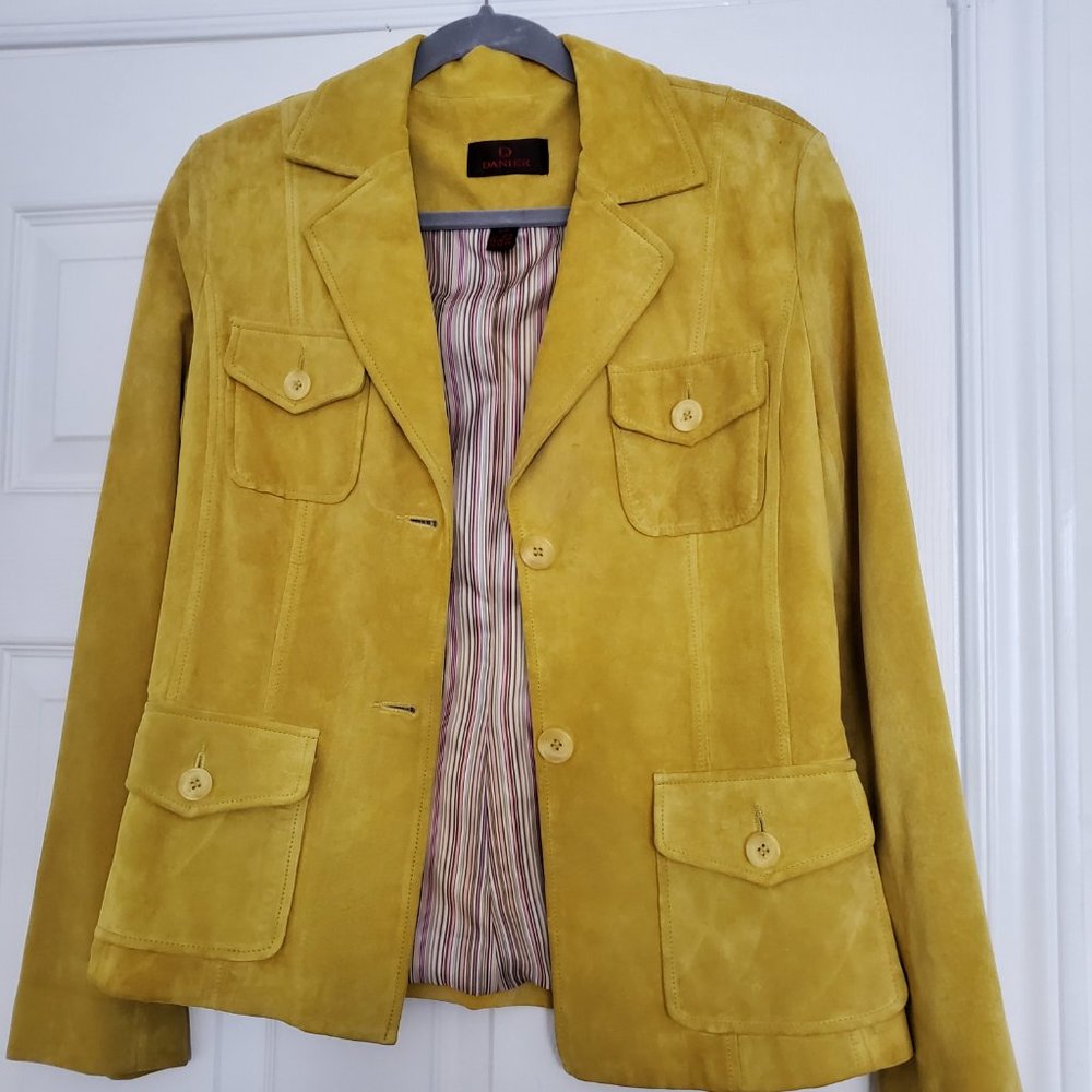 Stylin' Yellow Suede Danier Jacket - S
